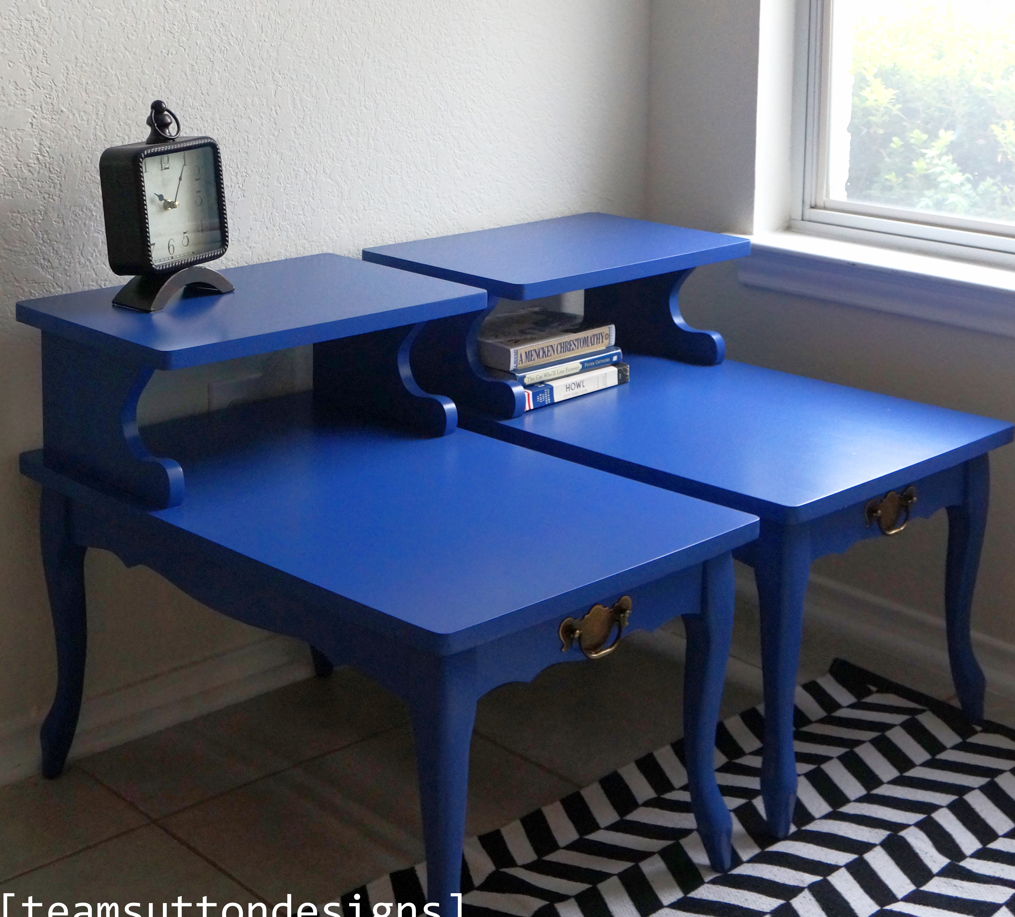 Mid Century Nautical Nightstands