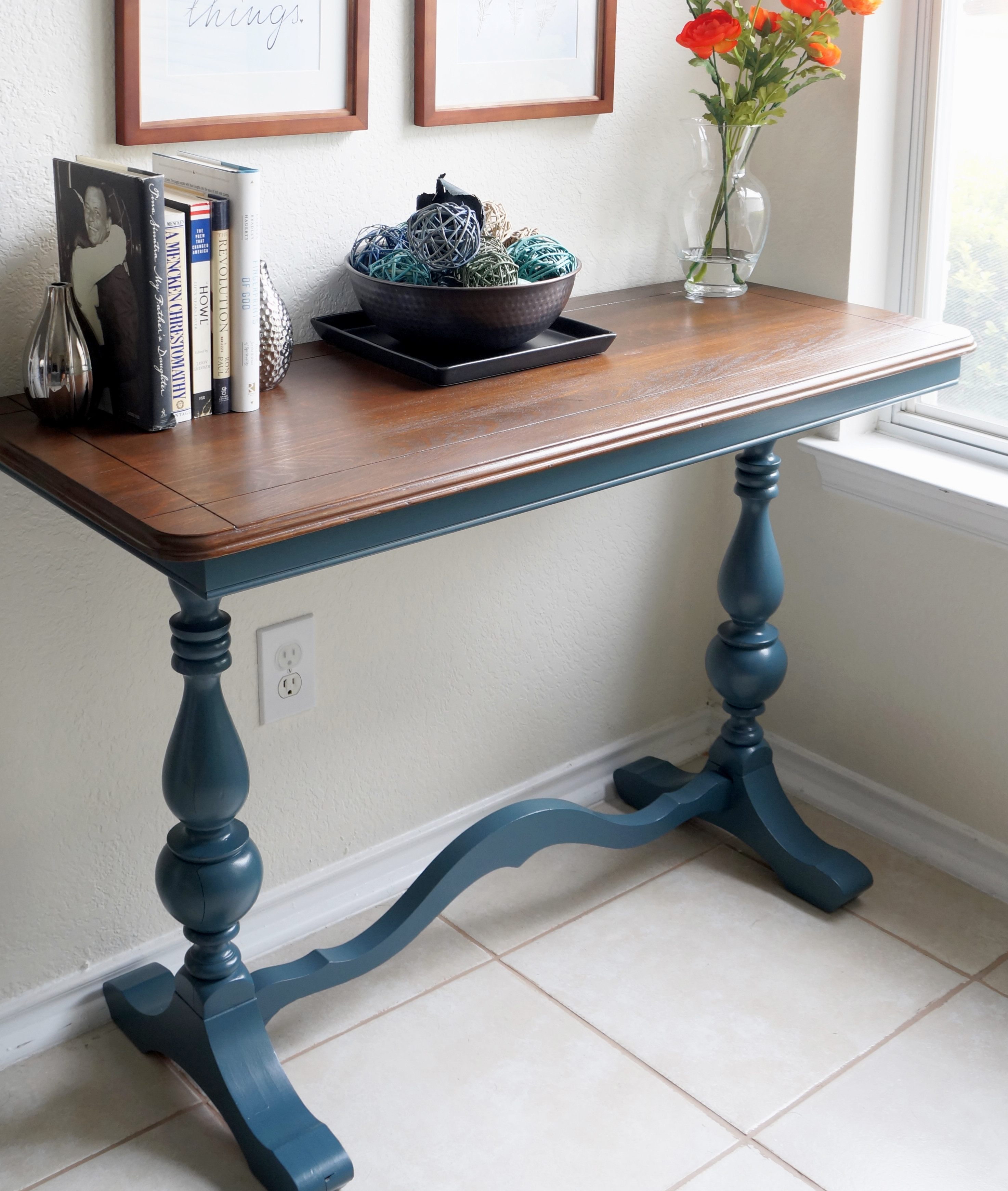 Console Table in “Homestead Blue”
