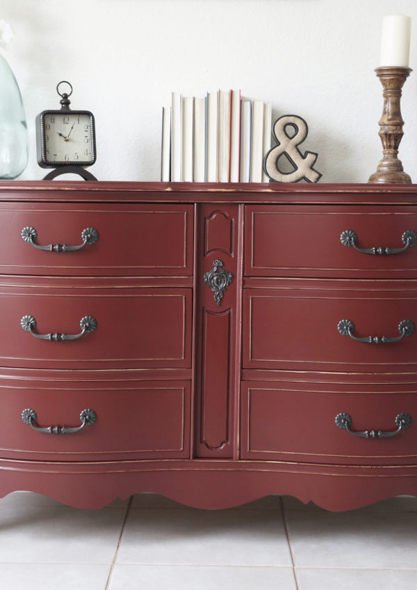 Sangria Red Dresser