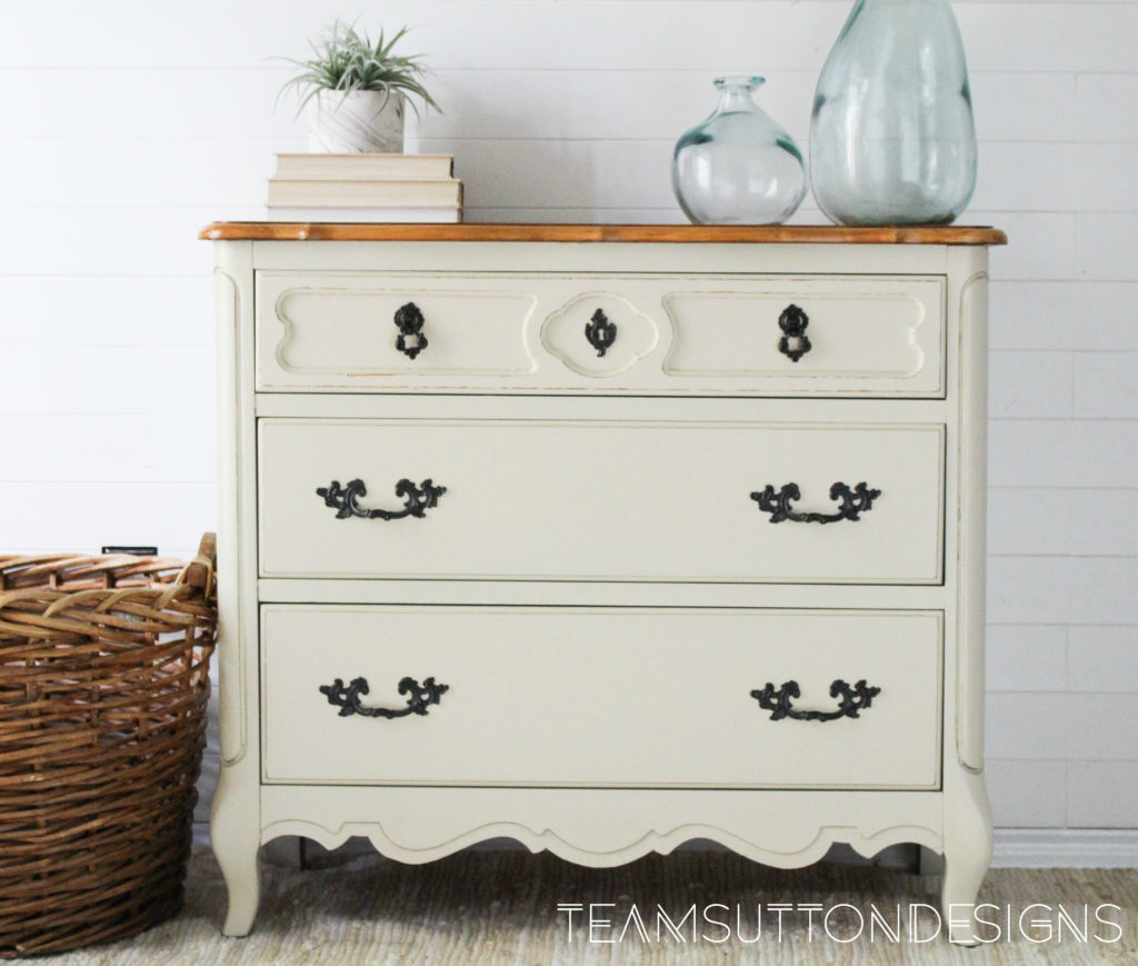 Painted French Provincial Furniture in Linen Color