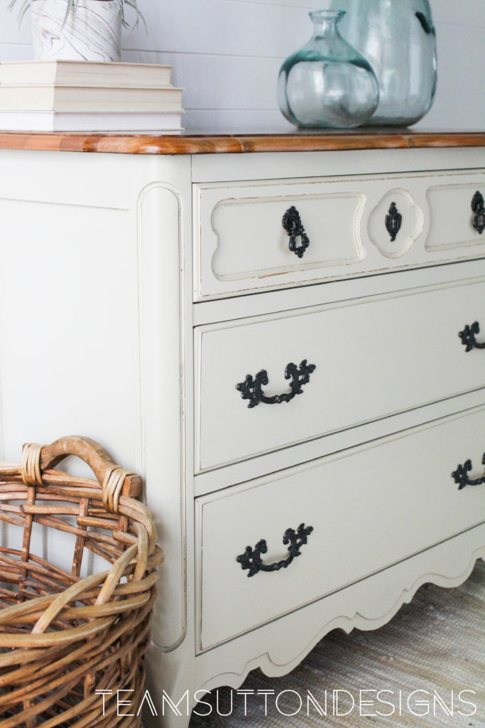 Neutral French Provincial Furniture Chest of Drawers