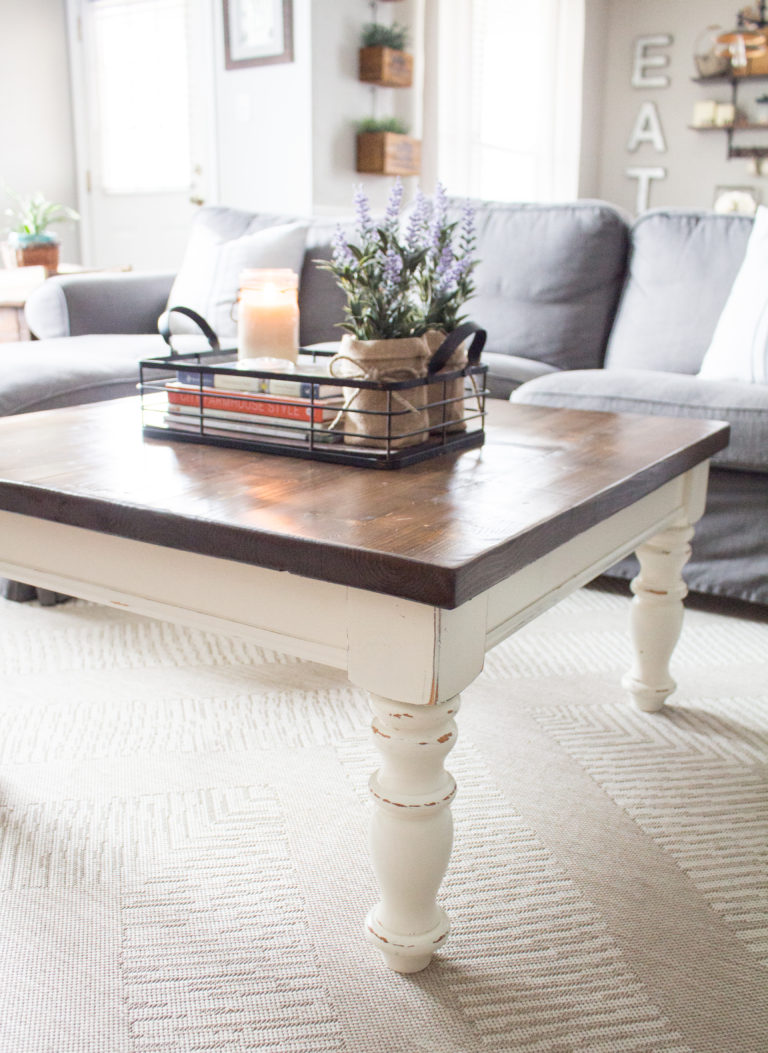 Rustic Coffee Table Makeover - The Driftwood Home