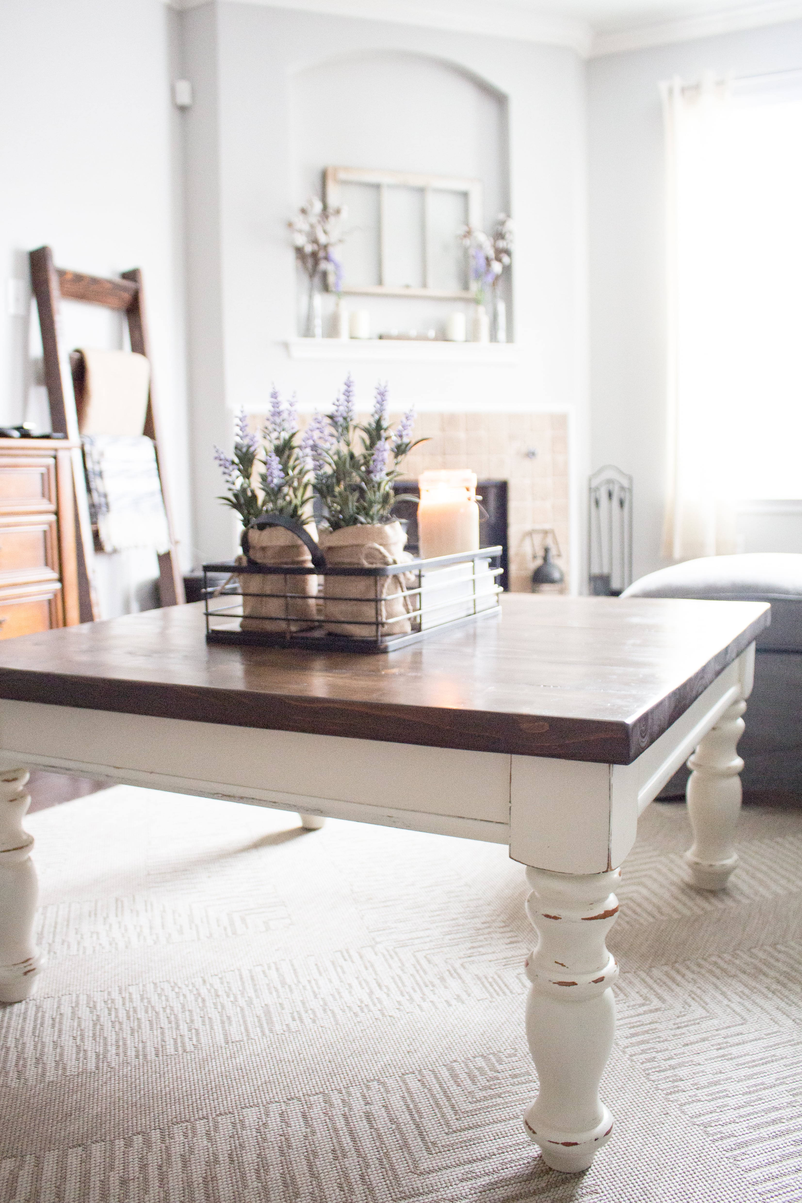 Rustic Coffee Table Makeover