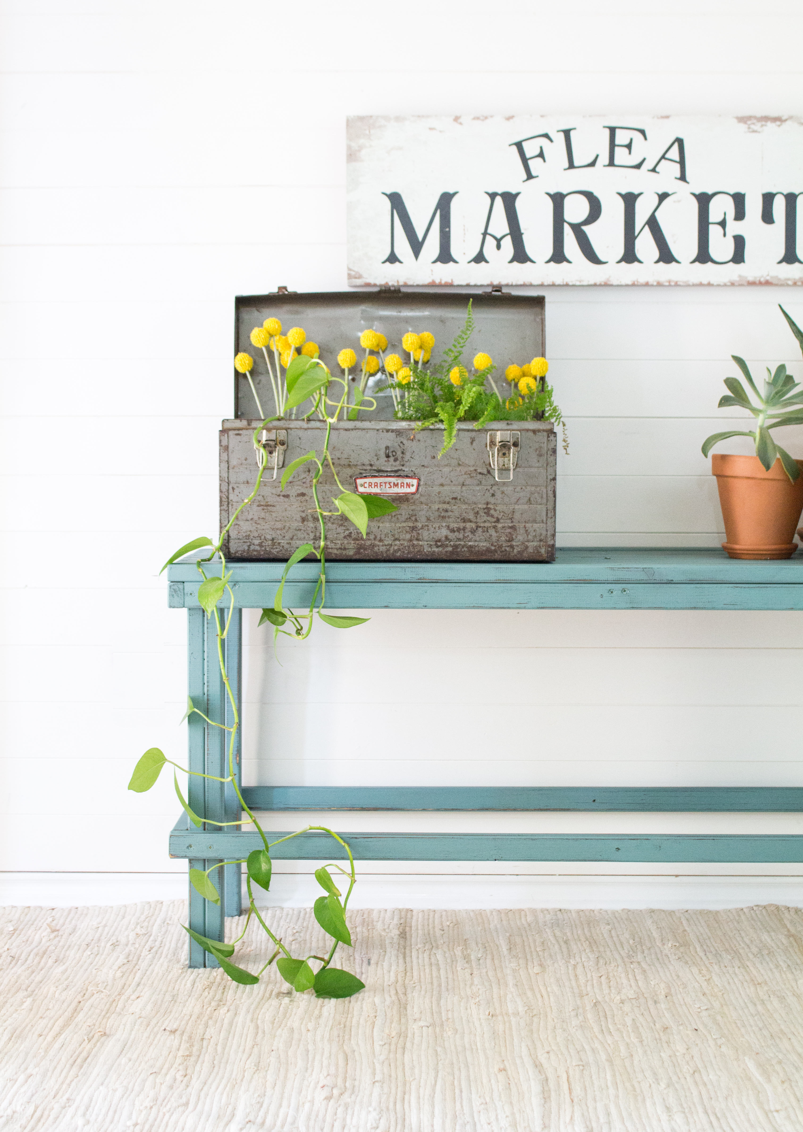 Potting Bench in Wishing Well