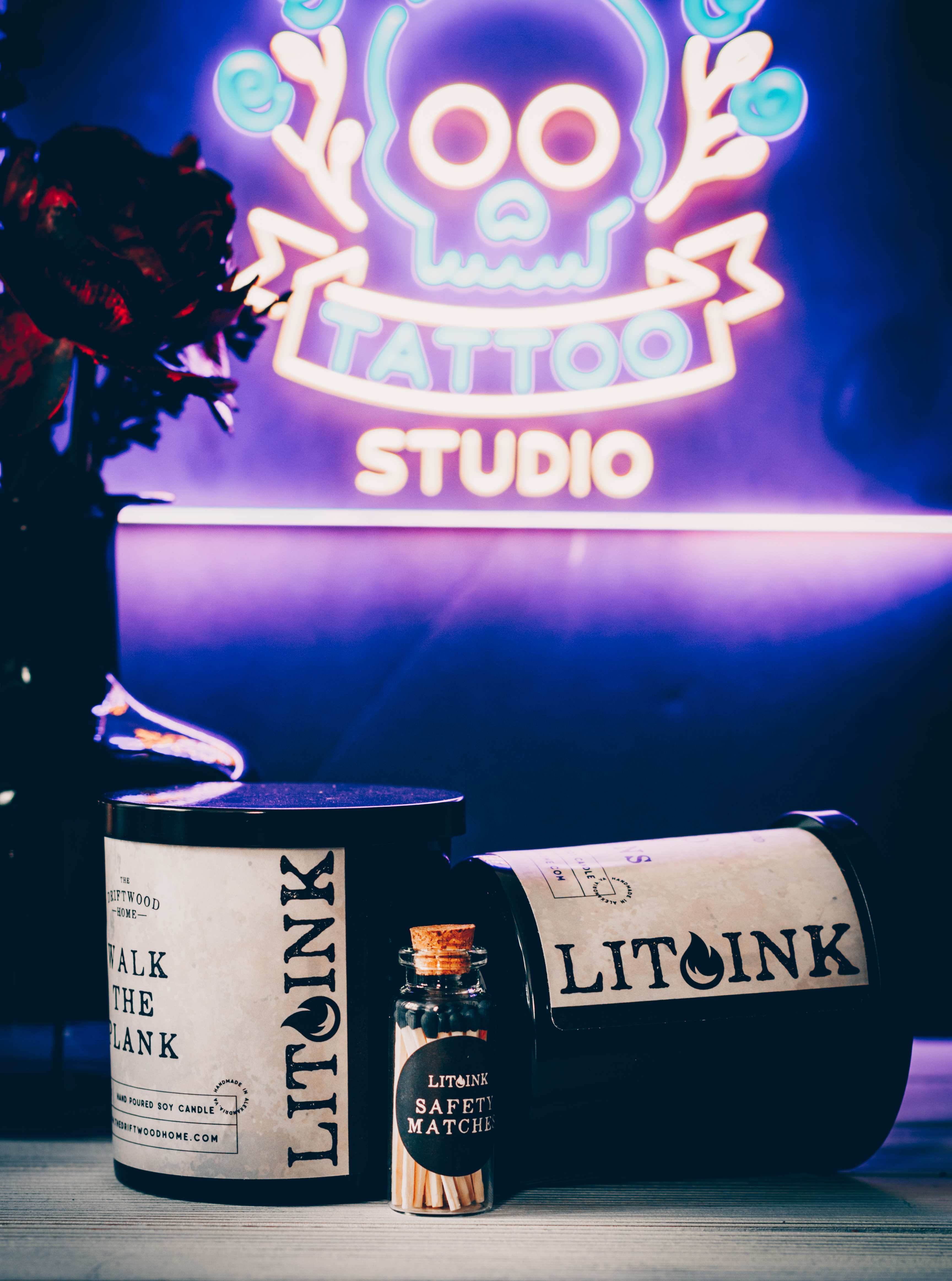 Introducing LitInk: A Tattoo Inspired Candle Line