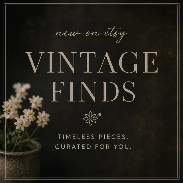 ✨ NEW ON ETSY ✨

The latest vintage drop is here! Just listed are beautifully aged brass inspired decor like Art Deco perfume bottles, nautical candlesticks, vintage vases, bookends, trinket boxes & more! These are one of a kind pieces all curated for your home. 

🤎

Plus, meet our Candle of the Month: Cypress + Bayberry 🌿 A fresh, woodsy blend poured into a repurposed vintage-inspired concrete vessel.

Shop the latest drop before these one-of-a-kind finds are gone!

#TheDriftwoodHome #VintageDecor #VintageBrass #EtsyFinds #VintageHome